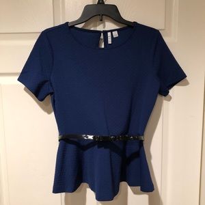 Navy Blue Elle dress shirt